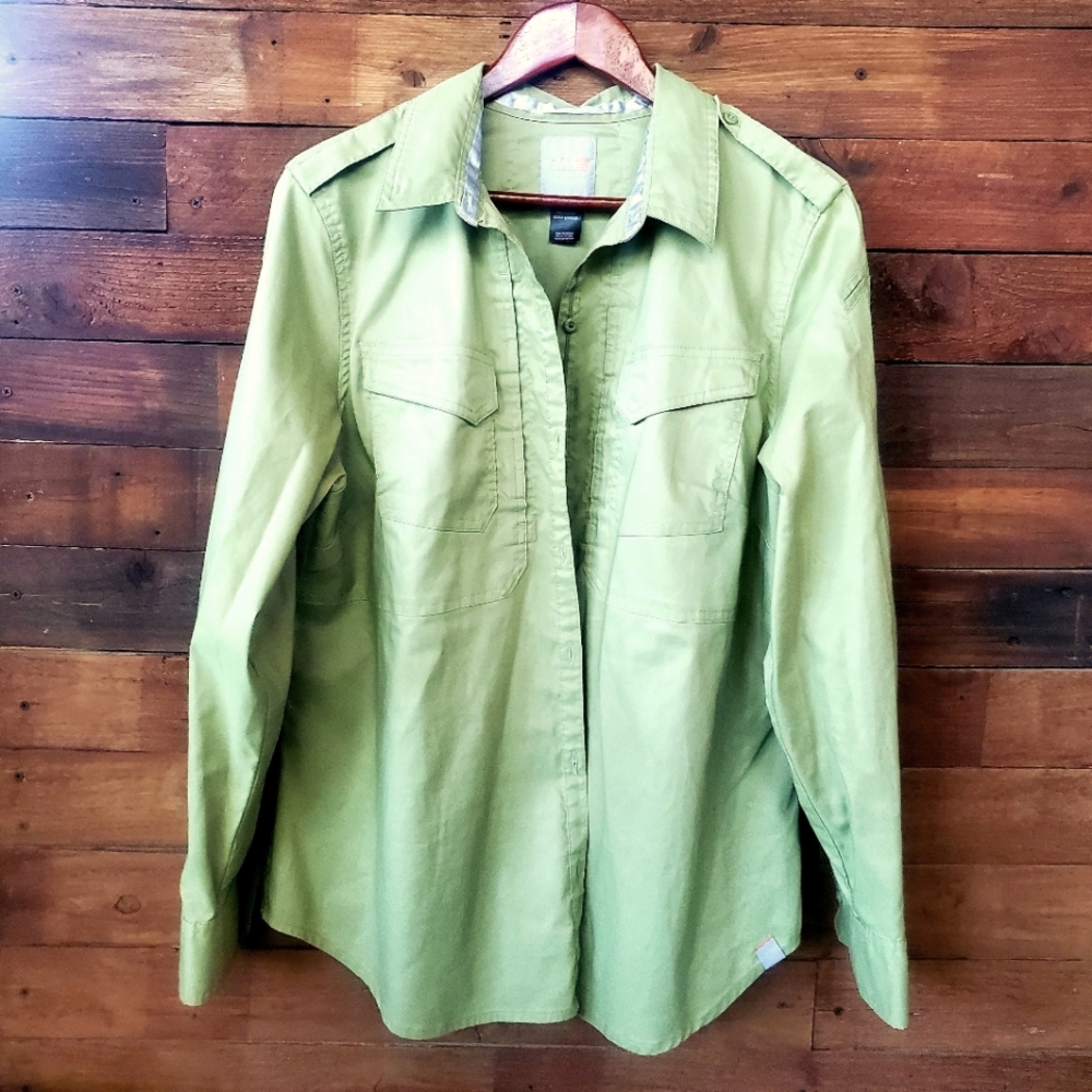 5.11 tactical button down xl green